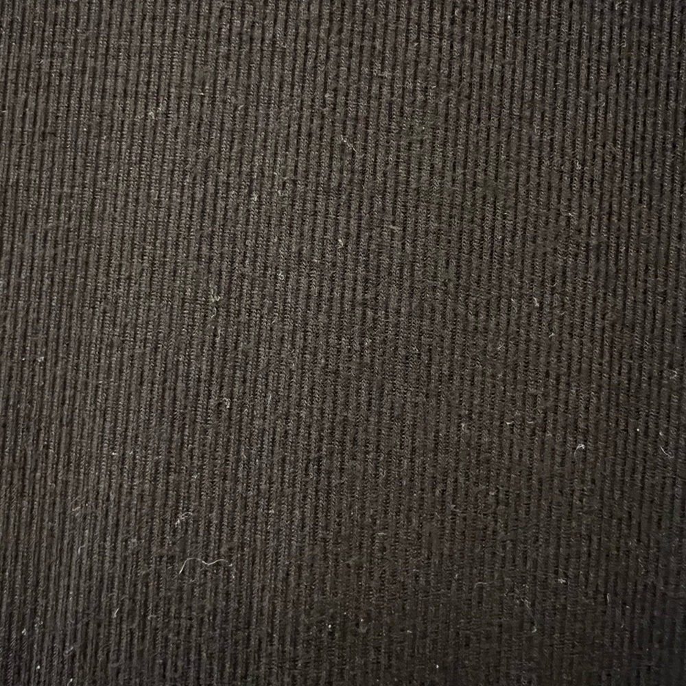MICHAEL LAUREN BLACK RIBBED LONG SLEEVE T-SHIRT DRESS SIZE XS - Picture 3 of 7